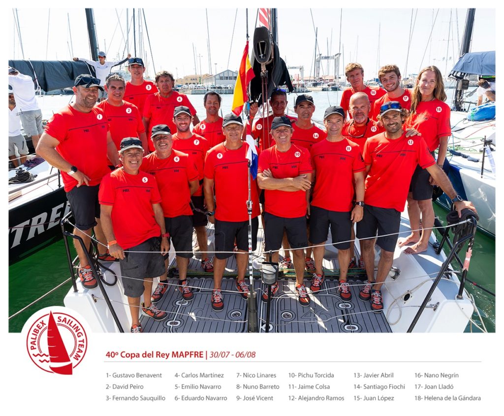 PBX Sailing Team - Copa del Rey Mapfre - el equipo - Pichu torcida -  Jaime Colsa
